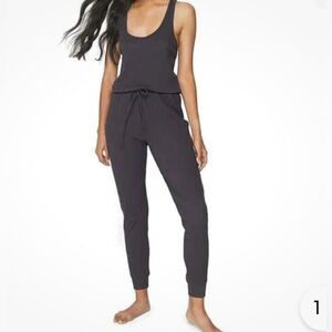 Spiritual Gangster Giselle Ribbed Drawstring Jumpsuit